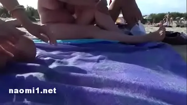 Toon public beach cap agde by naomi slut Drive-video's