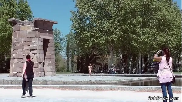 Show Asian slut Mitsuki Sweet naked posing for tourists in public park then in bar d. and throat banged by huge dick master Steve Holmes drive Videos