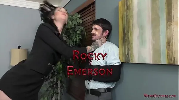 Mostrar Bully de oficina alto y hermoso - Rocky Emerson - Femdom vídeos de conducción