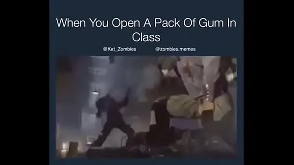 Don’t open a pack of gum in class ڈرائیو ویڈیوز دکھائیں