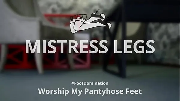 Pokaż filmy z Worship my pantyhose feet in high heels, slave jazdy