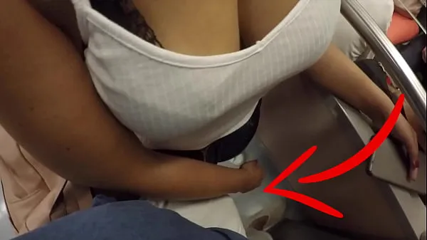 عرض Unknown Blonde Milf with Big Tits Started Touching My Dick in Subway ! That's called Clothed Sex مقاطع فيديو القيادة