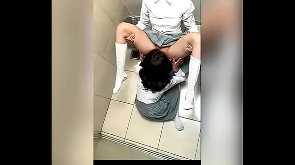 Show Two Lesbian Students Fucking in the School Bathroom! Pussy Licking Between School Friends! Real Amateur Sex! Cute Hot Latinas drive Videos