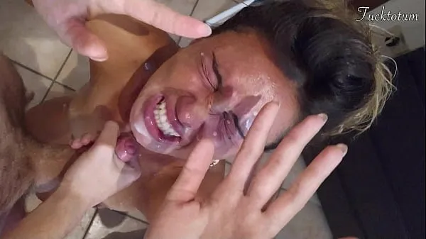 Show Girl orgasms multiple times and in all positions. (at 7.4, 22.4, 37.2). BLOWJOB FEET UP with epic huge facial as a REWARD - FRENCH audio drive Videos