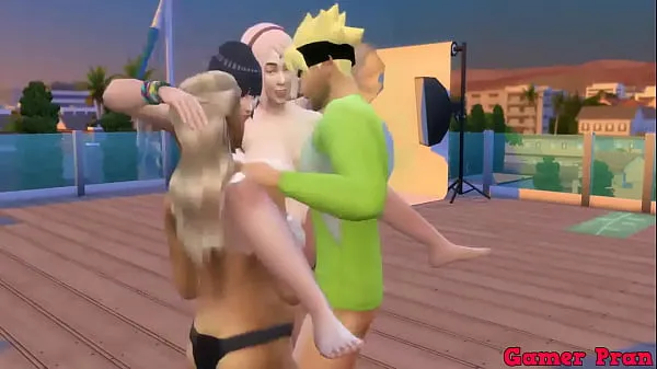 Pokaż filmy z and their Stepmothers Episode 4 On the last day of training he fucks sakura, hinata, and sunade in a threesome as he likes the most lots of milk for fat girls jazdy