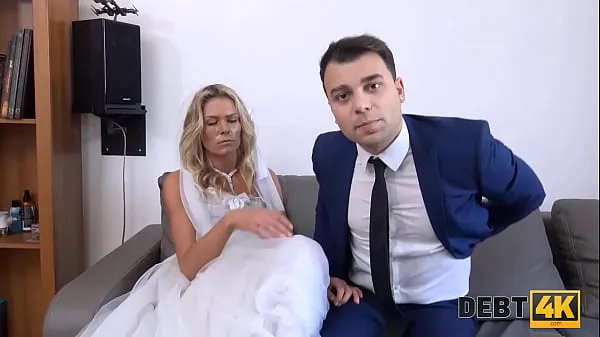 Show DEBT4k. Brazen guy fucks another mans bride as the only way to delay debt drive Videos