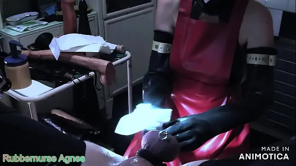 Show Rubbernurse Agnes´ rectal clinic - extreme pegging under Corona protection conditions and over 30°C....let´s fuck this shhiitt out of the body drive Videos