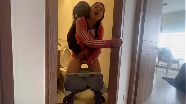 Show My friend leaves me alone at the hot aunt's house and we fuck in the bathroom drive Videos