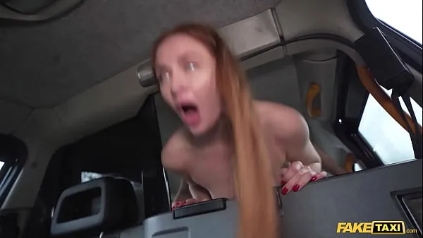 Show Fake Taxi Redhead MILF in sexy nylons rides a big fat dick in a taxi drive Videos