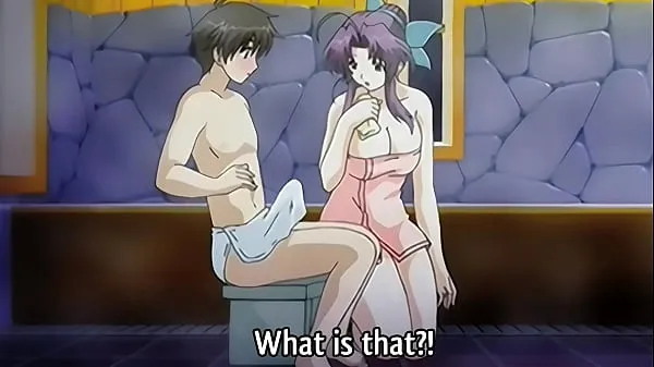 Toon Step Mom gives a Bath to her 18yo Step Son - Hentai Uncensored [Subtitled Drive-video's