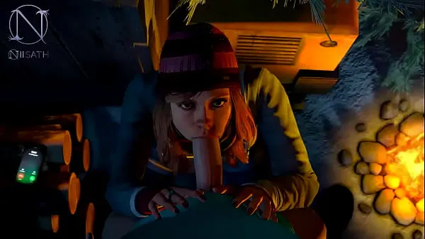 Show Ashley Brows sucking friends dick in the cold (Until Dawn parody by Niisath drive Videos